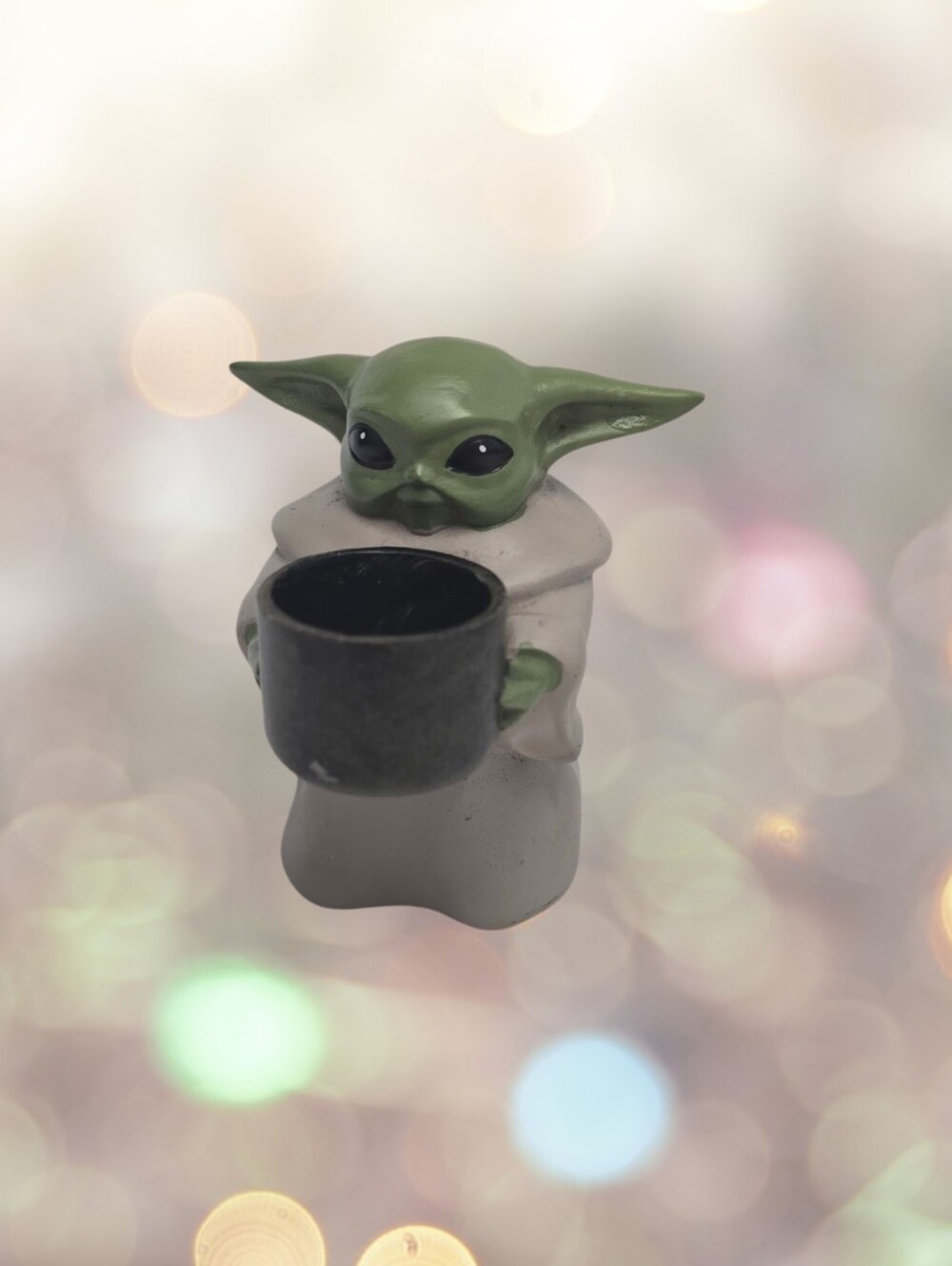 Baby Yoda Grogu Resin Mini Planter Desk Organizer Star Wars Mandalorian